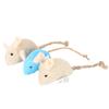 New! Colorful Plush Mouse Scratch-resistant Catnip Play Chase Exercise Toys Pet Supplies For Indoor Cat