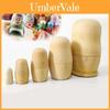 Elegant White Wooden Russian Matryoshka Dolls Perfect For Home Decor And Gift Giving