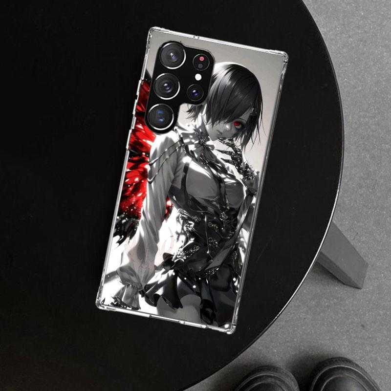Ghoul Tokyo Touka Kirishima Phone Case Cover for Samsung Galaxy S26 S25 Edge S24 S23 Ultra S22 Plus S21 FE S20 + Art Customized