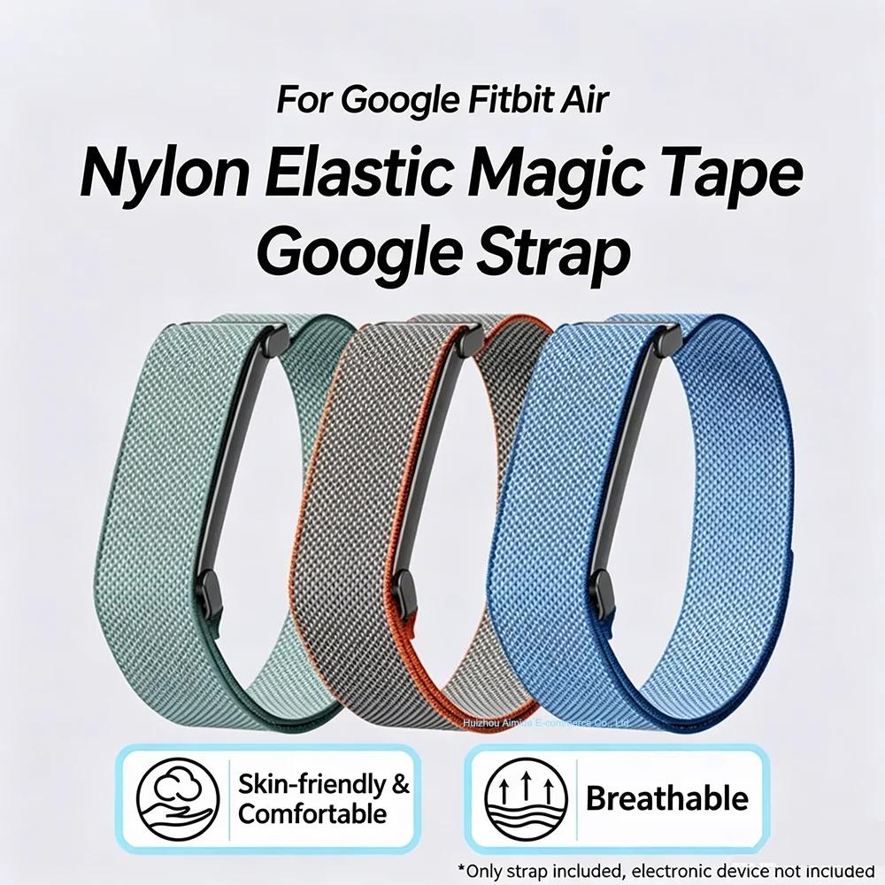 Cinturino a Passante Intrecciato in Nylon per Google Fitbit Air Sport Braccialetto Traspirante Cinturino Orologio Regolabile Braccialetto Accessori Fitbit Air