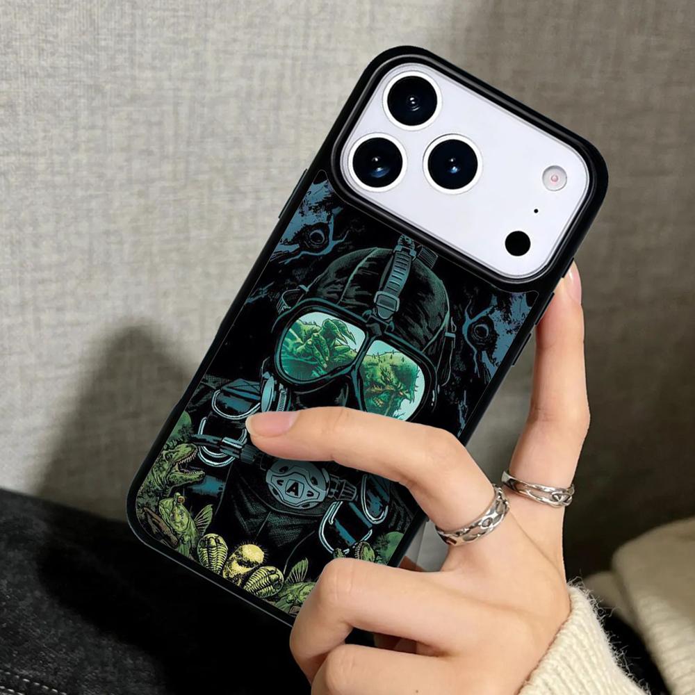 Capa Case for iPhone 17 Air 16 Pro Max 15 Plus 11 13 Mini 14 12 Back Phone Cover Scuba Diving Diver print iPhone 12 Pro Max
