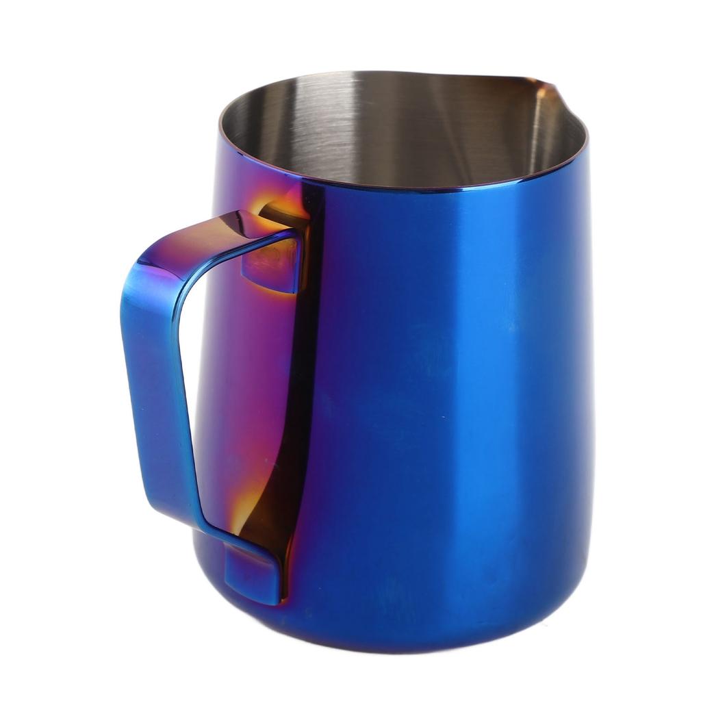 Milk Frothing Pitcher Jug Stainless Steel 350ml Frother Steam Cup with Scale for Coffee Making