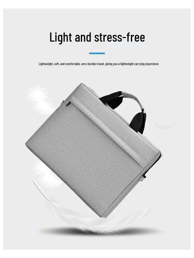 15-16 Inch Tablet & Laptop Shoulder Bag with Custom Logo - Computer Handbag Briefcase for Business