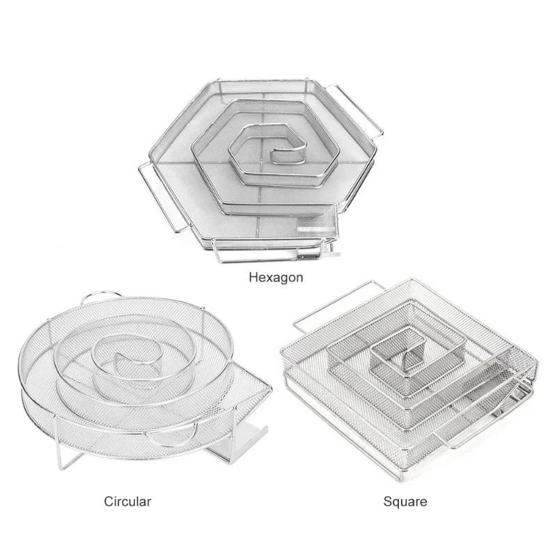 Izgara veya Tütsüleyici için Barbekü Aletleri, Soğuk Duman Jeneratörü, Odun Tozu Sıcak ve Soğuk Tütsüleme Somon Et Pişirme, Paslanmaz