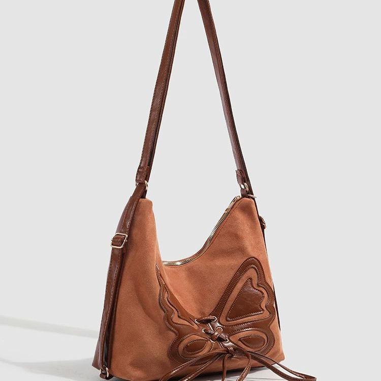 2025 New Autumn Winter Korean Retro Backpack College Student Campus Class Backpack Commuting Single Shoulder Tote Bag for Women