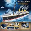 1507 Teile neues großes Titanic kreatives Modellbaustein-Set, Herausforderung für Erwachsene riesiges Titanic Kreuzfahrtschiff Modellbau Spielzeug