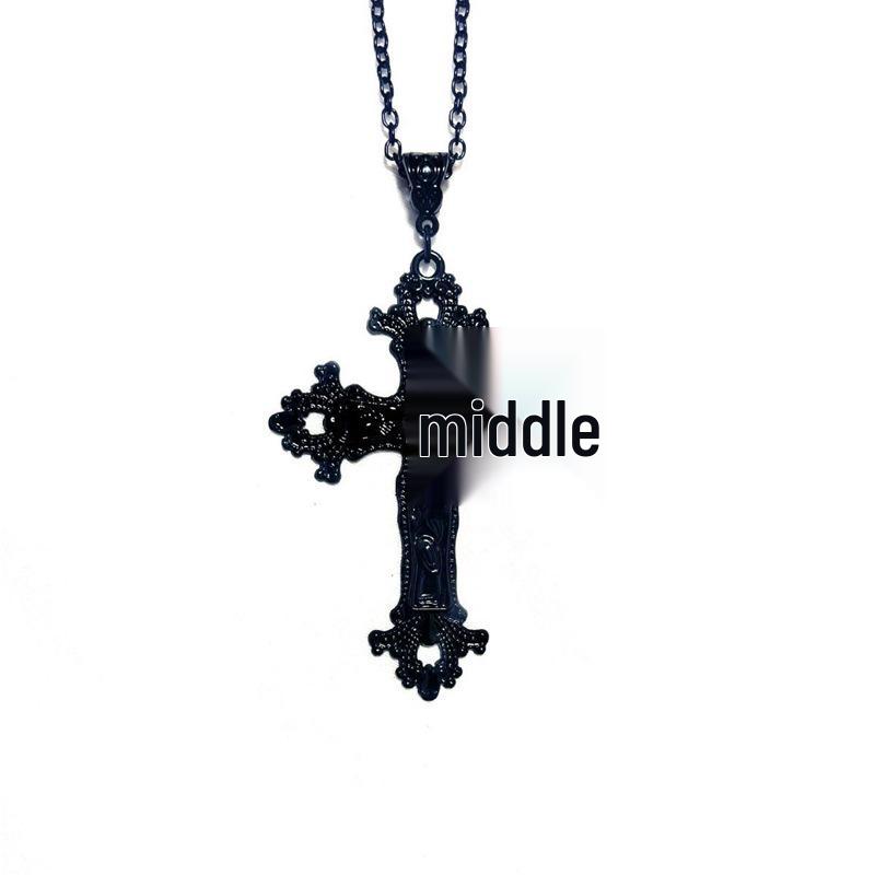 Red Heart-Shaped Glass Pendant Necklace with Black Leather Cord чёрный