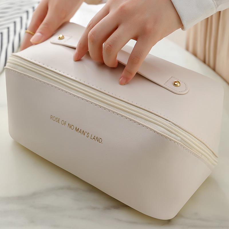 Trousse de maquillage: Rangement Cosmétique de Voyage Portable pour Femmes, Grande Capacité
