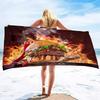 Strawberry Beach Towel Summer Fruit Pineapple Beach Towels for Adults Beach Pool Spa Gym Travel Microfiber Large Travel Holiday
