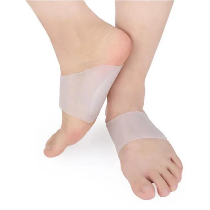 1 Pair Arch Support Sleeves Plantar Fasciitis Silicone Heel Spurs Foot Care Flat Feet Socks Cushions Pads Orthotic Insoles