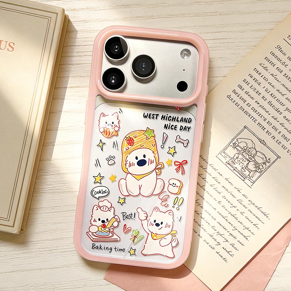 

Puppy-Tilted Head iPhone Case - Transparent, Compatible with iPhone 15/16/17 Pro Max and iPhone 11/12 for Women iPhone 17