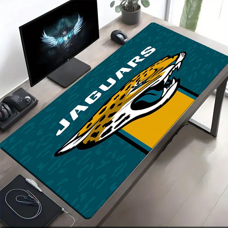 Jacksonville Jaguars Theme Mouse Pad, Non Slip Rubber Base, Multifunctional Office & Home Decor, Perfect for Workspace Personalization.