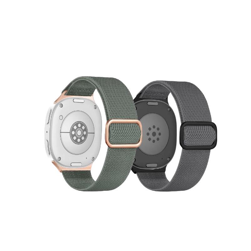 Kompatibles Samsung Watch8 Nylon Elastisches Armband - Unisex Sportliches Modeaccessoire