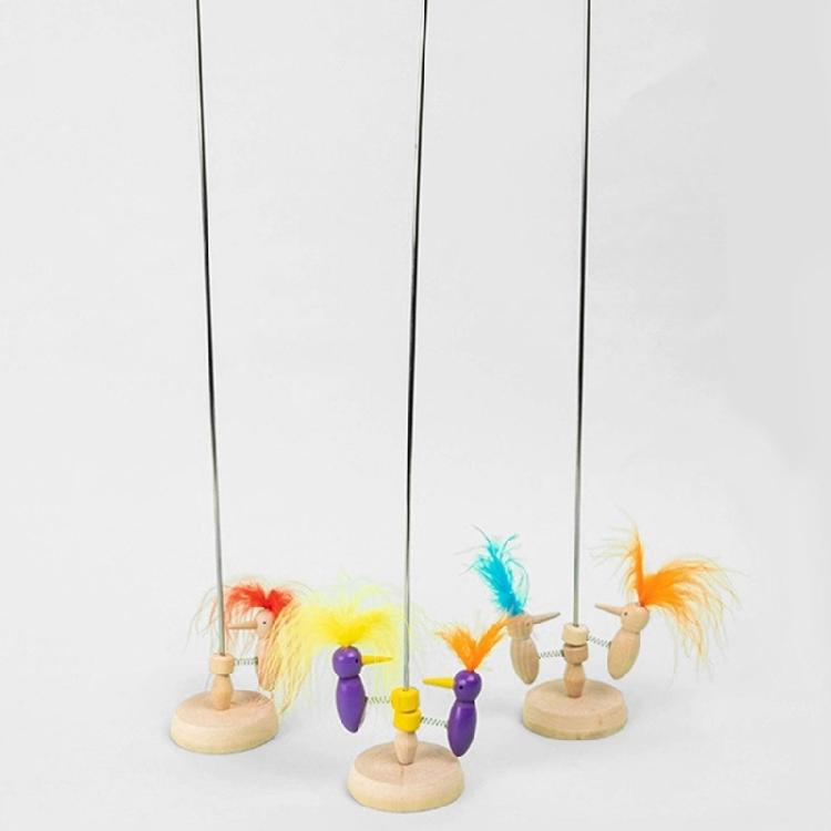 Woodpecker Toy for Cat Flexible Spring Fun and Intimate Pet Interaction