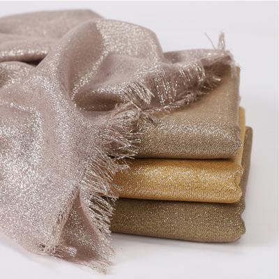 23 Colors Glitter Hijab Cotton Scarf Wraps Plain Shawls Rayon Fabric Silk Silver Wire Headscarf Muslim Scarf Women Instant Hijab