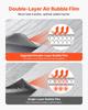 Double Reflective Insulation Sheet, 16PCS Double-Sided Aluminum Foil Radiant Barrier, 6mm 1.22 M X 0.61 M, Dual-Layer Air Bubble Heat Reflective