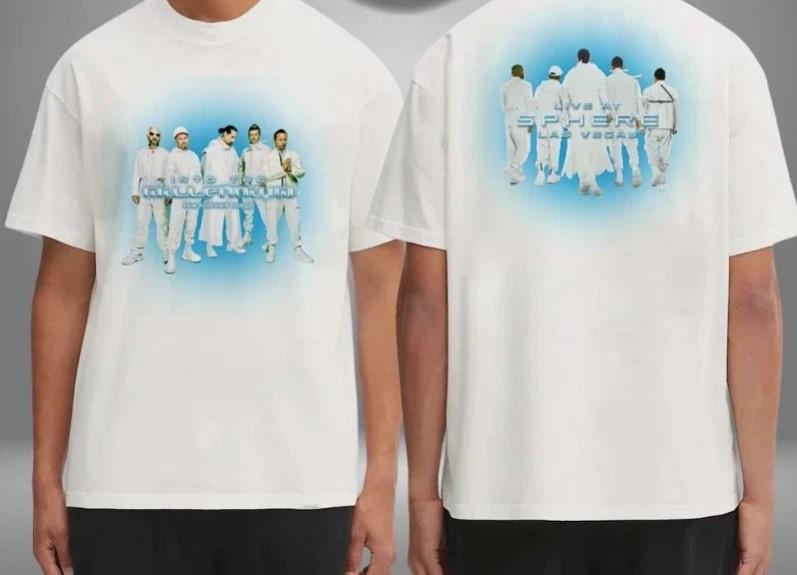 Backstreet Boys Merch Into The Millennium 2.0 Cover Two Sided Unisex T Shirt S