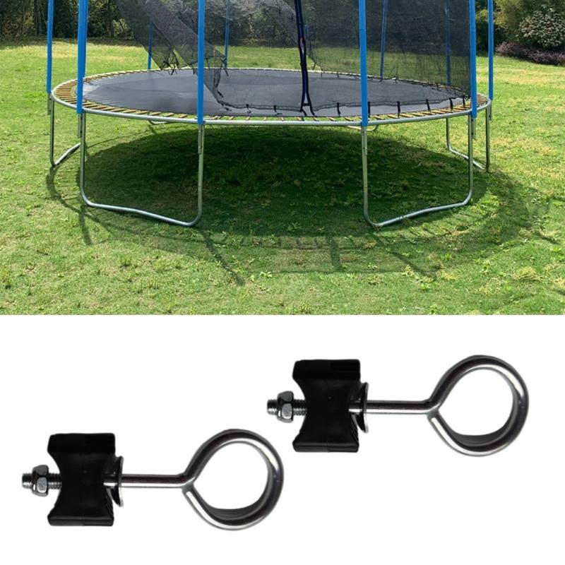 Packung mit 12 robusten verzinkten Stahlschrauben für Trampoline, hochfeste Hardware für Sprunggeräte, Wartungszubehör