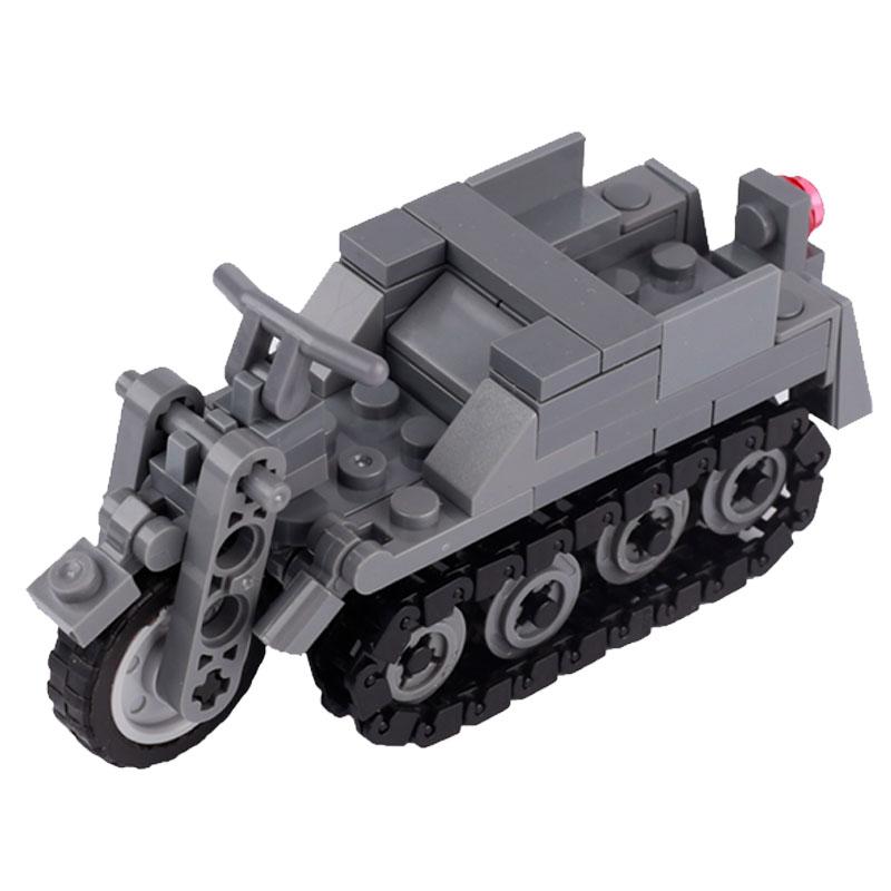 Vojenský US Francie UK Obrněné Vozidlo MOC Stavebnice Voják Figurka Tank Dělostřelecký Vůz Dělo Sanitka Transportní Hračka K33