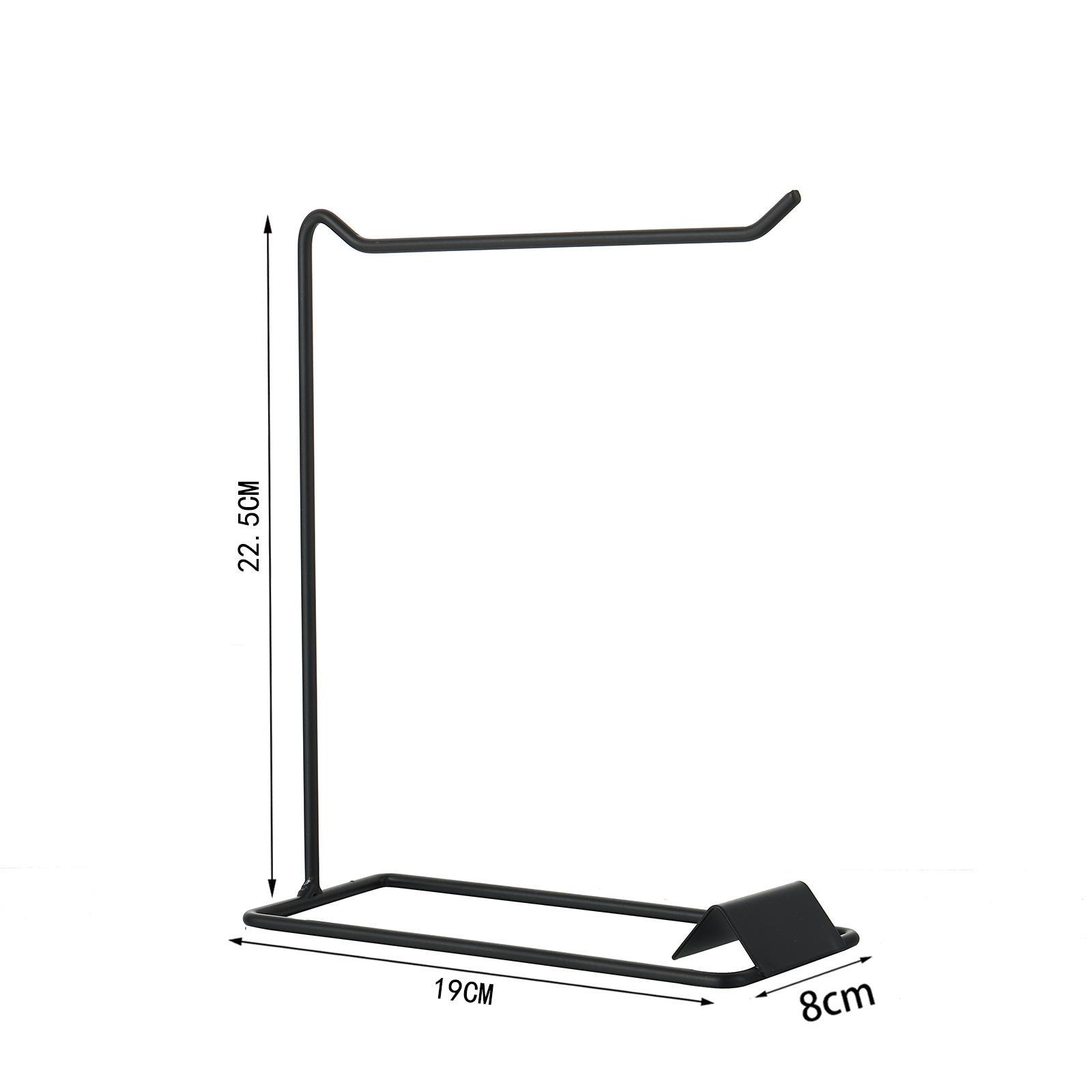 

Metal Jewelry Display Stand Rack Organizer with Multiple Hooks for Necklaces Bracelets Earrings and Accessories One Size чёрный