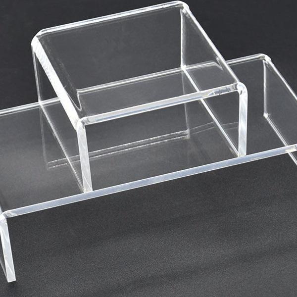 Acrylic U-Shaped Display Riser for Desk or Fridge