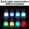 7 Color Changing Medicine Bottle Led Night Light Pixel Wind Peripheral Design Toy Usb Rechargeable Room Decoration Lamp Gift