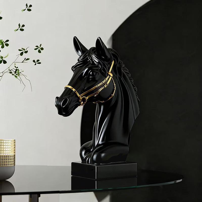 Artistic Horse Success Sculpture Home Decor Gift For Celebrations And Office Display