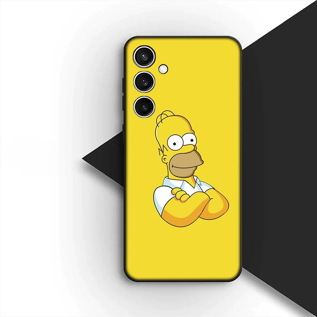 Barts Cartoon S-Simpsons Silicone Phone Cover for Xiaomi Poco C75 C65 C71 C85 X7 X6 M7 F7 F8 Ultra F6 Pro Soft Case