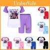 Kpop Dämonenjäger Kinder Sommer-Shorts und T-Shirt Set Aus Baumwolle Für Aktive Kinder