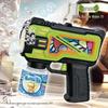 Electric Bubble Fire Truck Toy: Automatic Light-up Bubble Gun for Kids' Outdoor Fun