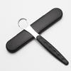 Tongue Scraper Including Handheld Travel Case Stainless Steel Metal Tongue Cleaner Oral Hygiene Health Care Easy For Clean Reduce Bad Breath