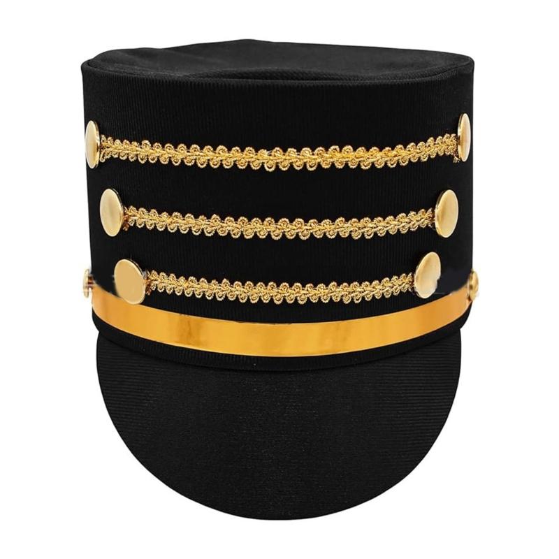 Nutcrackers Soldier Tall Hat Stage Performances Hat Warm Comfortable Hat for Holiday Celebrations