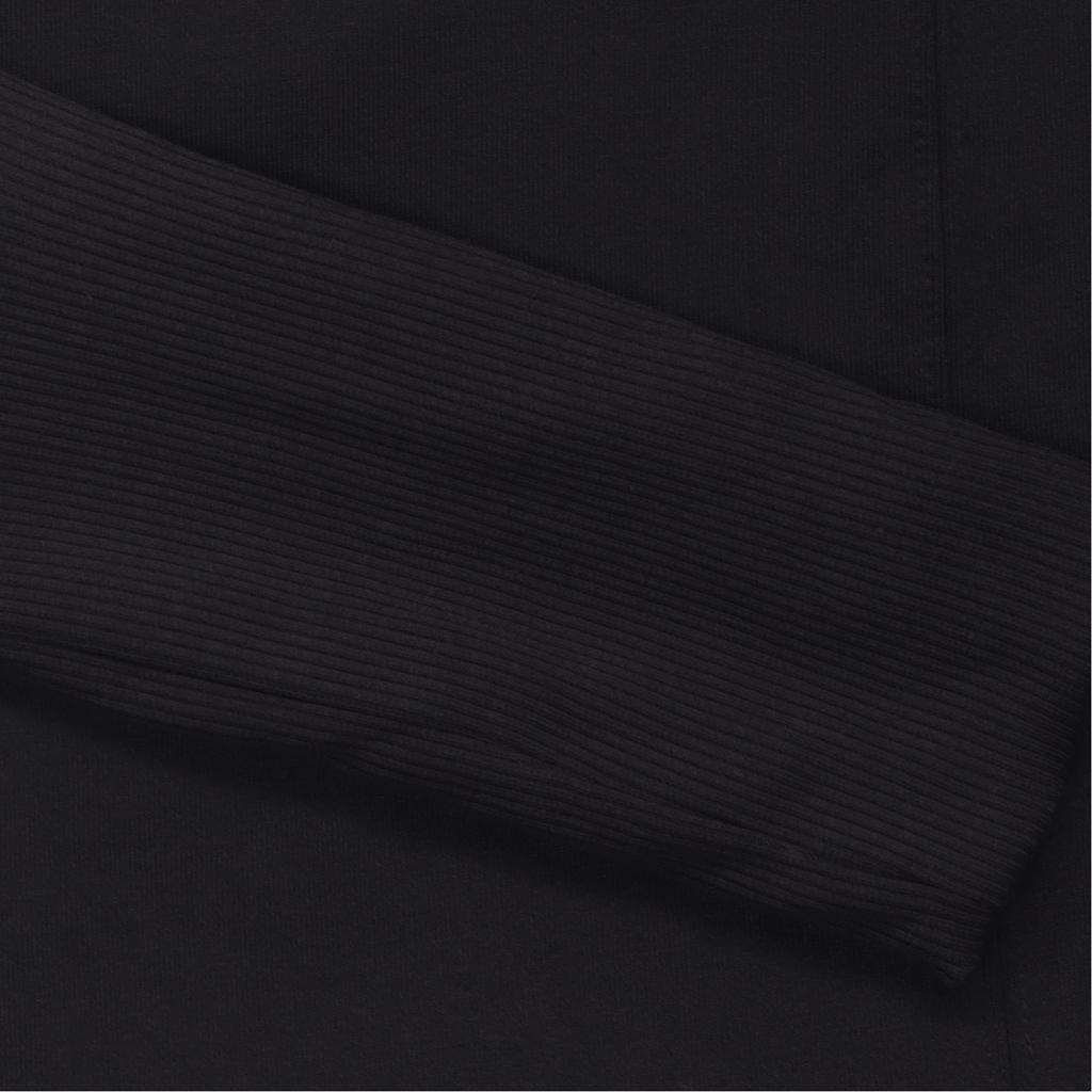 Nike Einfarbiger Hoodie mit gedrucktem Logo, lässiges Sport-Langarm-Sweatshirt für Damen, Oberteile, Schwarz CJ3815-010