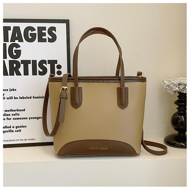 

2024 Женская Ретро Минималистичная Сумка-Ведро на Плечо Кроссбоди хаки