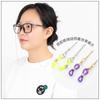 Colorful Silicone Eyeglass Chain - Non-Slip, Anti-Lost Mask & Eyewear Accessory with Connecting Buckle