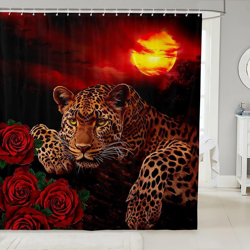 Urocza zasłona prysznicowa dla świnki morskiej do kabin prysznicowych i wanien Łazienkowych Kreskówka Urocze Zwierzątko Zasłona do Wanny Wystrój Pomieszczenia - Motyw Zwierzęcy