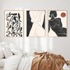 Abstract Nude Woman Line Canvas Poster Minimalist Geometric Drawing Painting Print Wall Art Picture for Living Room Home Decor