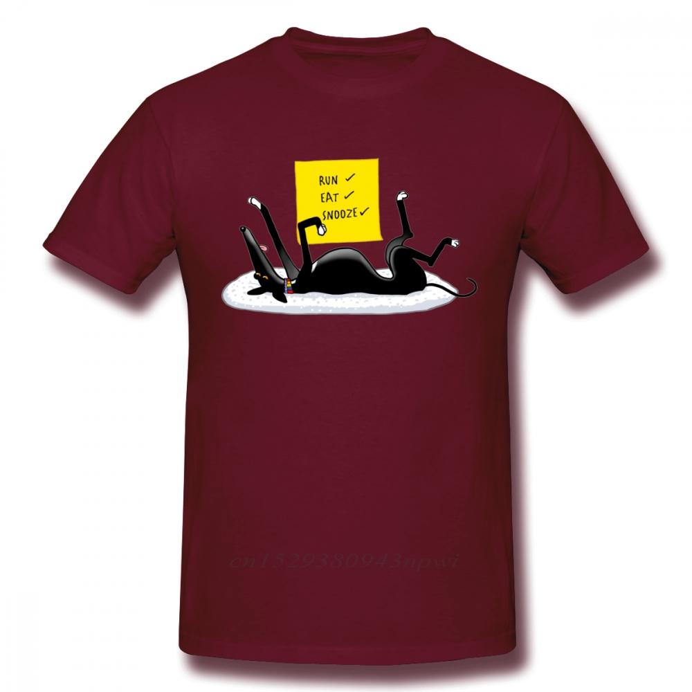 

Cute Pet Snoozing Greyhound Dog T Shirt Men New Arrival Fashionable Design Man Camiseta Guys Punk Designer Streetwear S