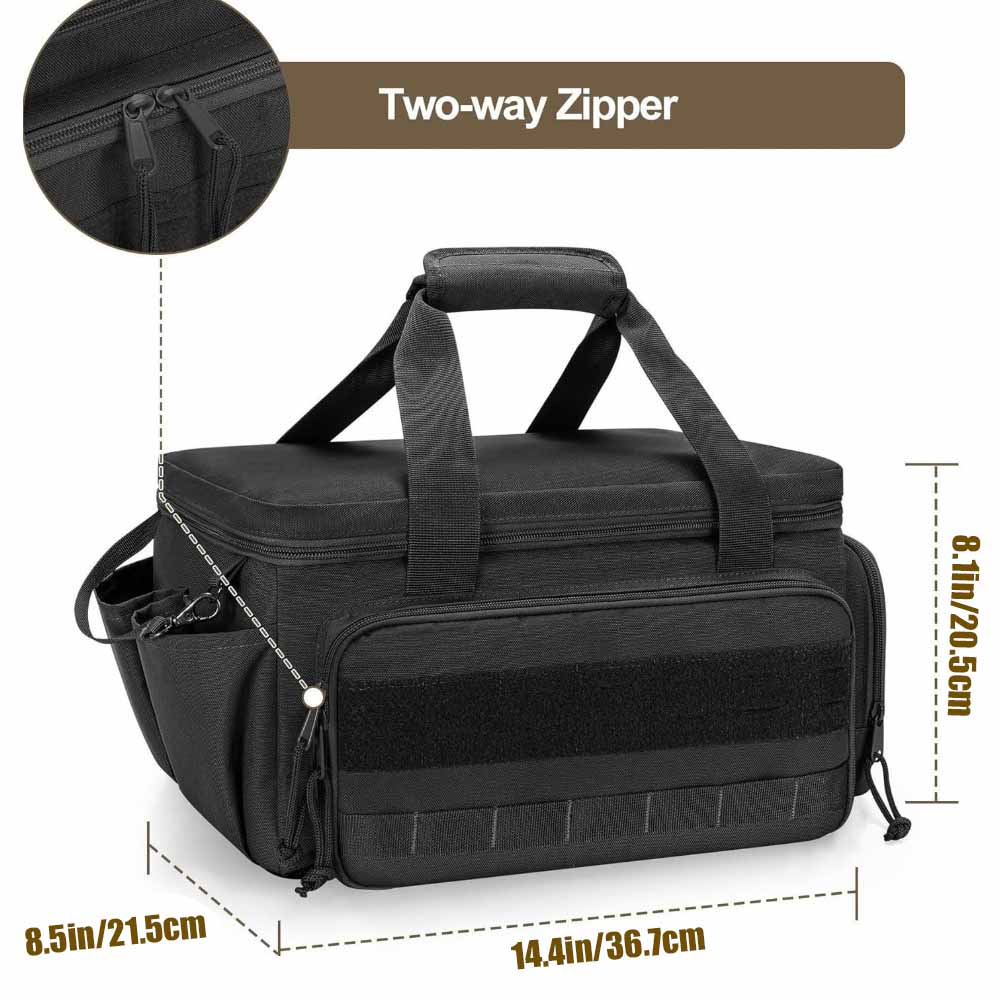 14inch Portable Tool Storage Bag Heavy Duty Tactical Tool Bag Non-Slip Base Multipurpose Work Organizer for Handyman,Carpenter