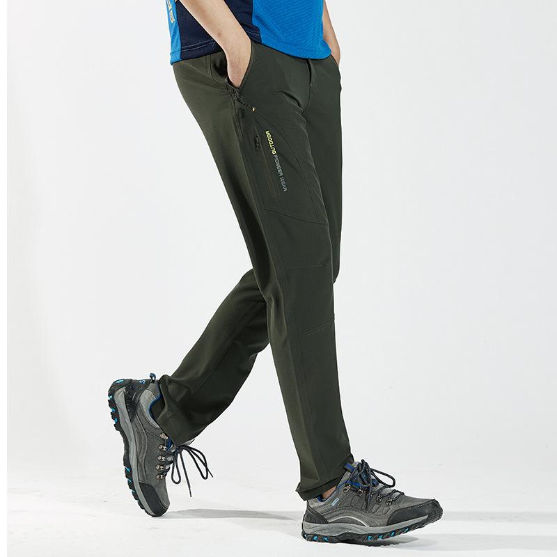 Pantalones para hombre, pantalones impermeables para exteriores, para senderismo, escalada, esquí, montaña, lluvia, pantalones deportivos de elasticidad suave