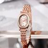 New Women's Watch Women's Style Gold Steel Belt Oval Niche Student Guangzhou Watch