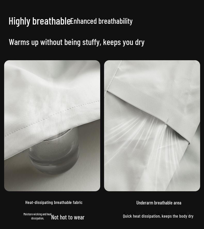 New Heat-Sealed Softshell Winter 3-in-1 Down Jacket