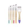 3 Set Nylon Hair Painting Brush Artist Paint Brush Watercolor Acrylic Paint Brush Drawing Supplies for Oil Painting