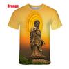 3D Buddha Shakyamuni Printing T Shirt For Men Round Neck Short Sleeve Kid Cool Buddhist Faith Tops T Shirts Harajuku Clothes Tee
