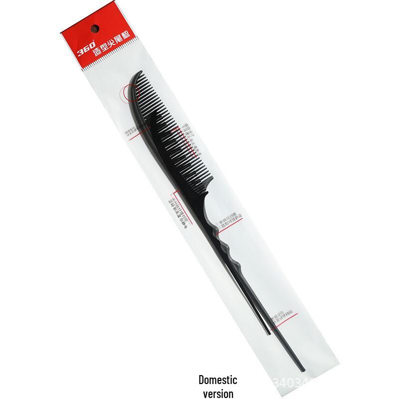 Moon-Shape Carbon Steel Hair Styling and Highlighting Comb