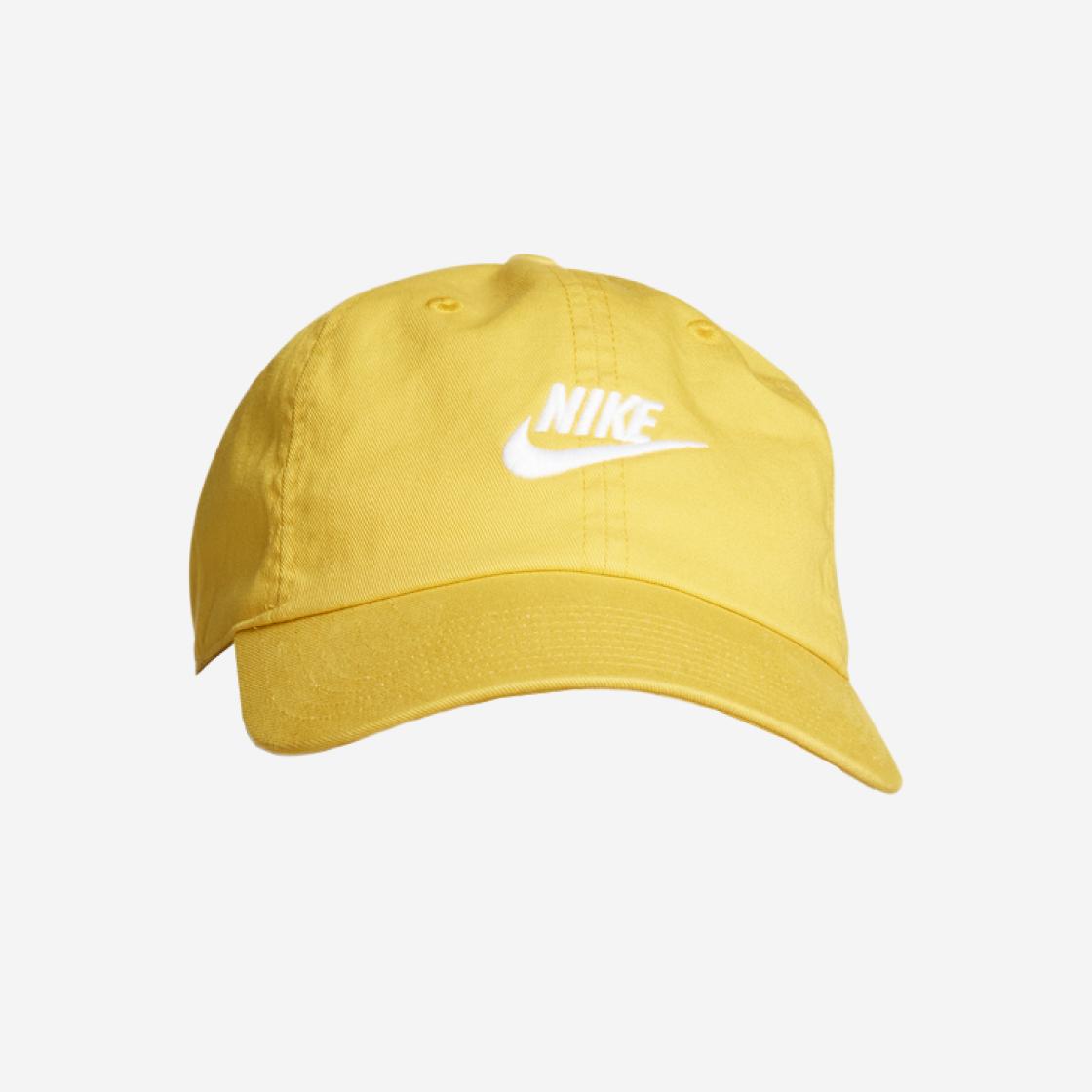 

Неструктурированная мытая кепка Nike Club Futura Желтая FB5368-718