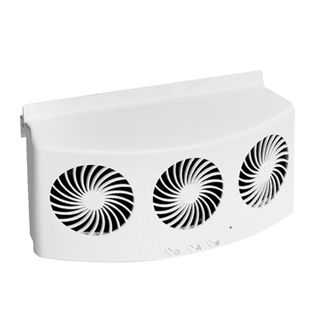 Car Ventilation Fan 4000rpm 60W 2 Gears Strong Wind 3 Fans USB Car Window Exhaust Fan Vent Fan for Vehicle