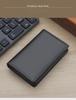 Men's Genuine Nappa Leather Business Card Holder – Soft, Embossable Surface