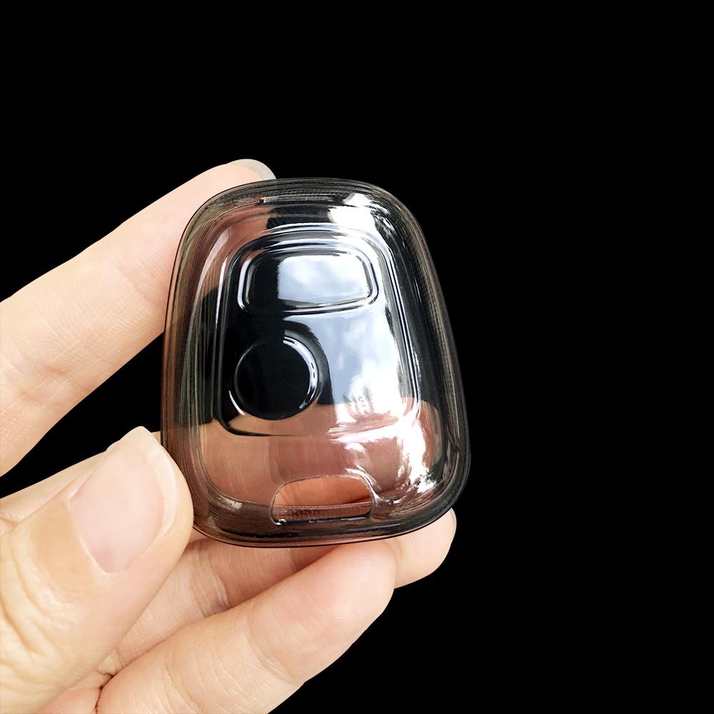 

TPU Transparent Key Cover Holder Car Key Case Fob For Peugeot 206 207 307 107 406 Partner For Citroen C3 C2 C1 Xsara Berlingo
