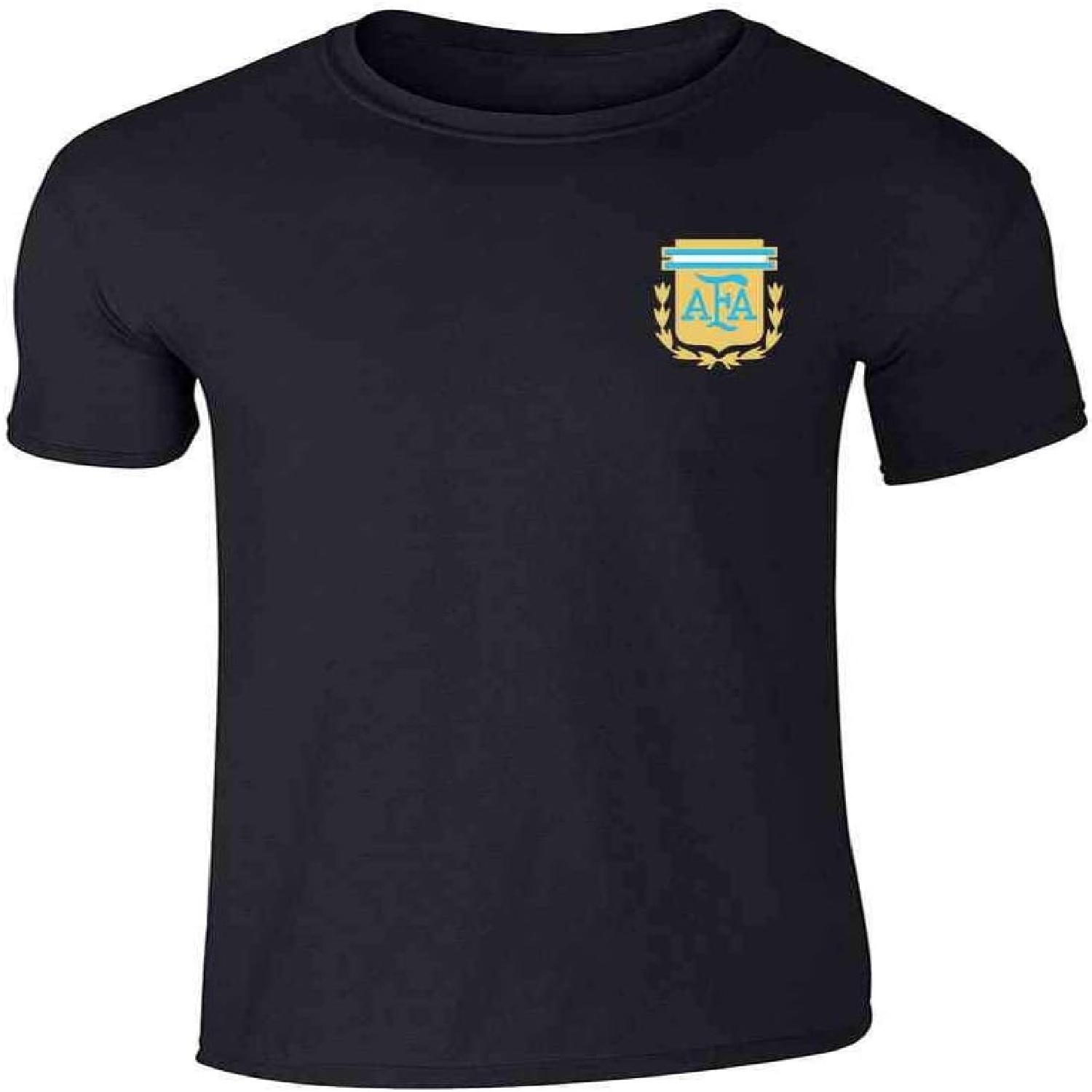 Pop Threads Аргентина Футбол Ретро Сборная Спортивная Графическая Футболка для Мужчин(1) S разноцветный